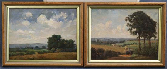 Robert Buhler (1916-1989) Country landscapes 13 x 17in.